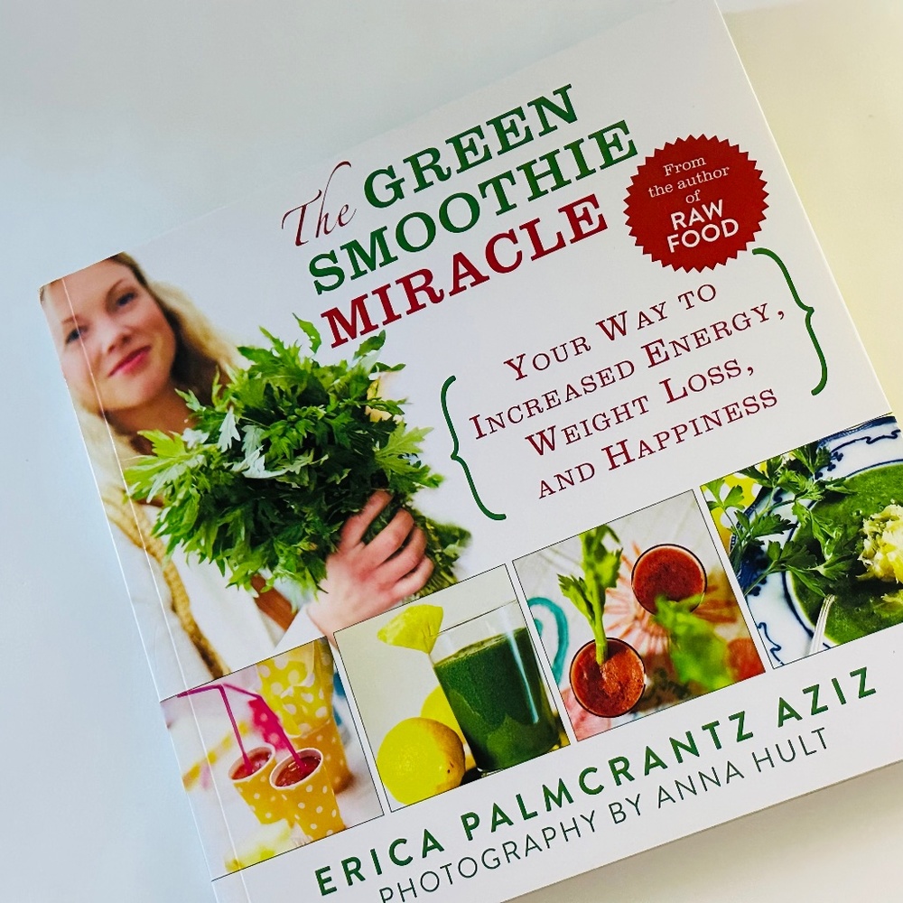 The Green Smoothie Miracle 💚 Erica Palmcrantz Aziz Paperback Recipe Book